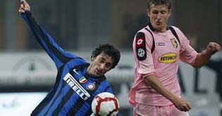 Serie A: Inter edge Palermo in eight goal thriller